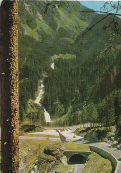 Ansichtskarte Österreich - Krimmler Wasserfälle b. Krimml Salzburg - 1964 aus der Kategorie Krimmler Wasserfälle