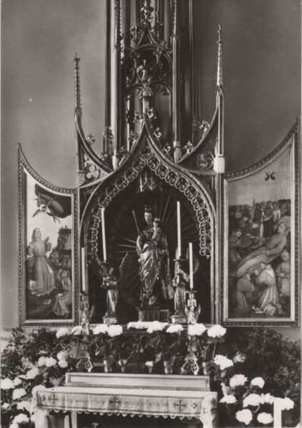 Ansichtskarte Rottweil - Hl. Kreuz-Münster, Altar aus der Kategorie Rottweil