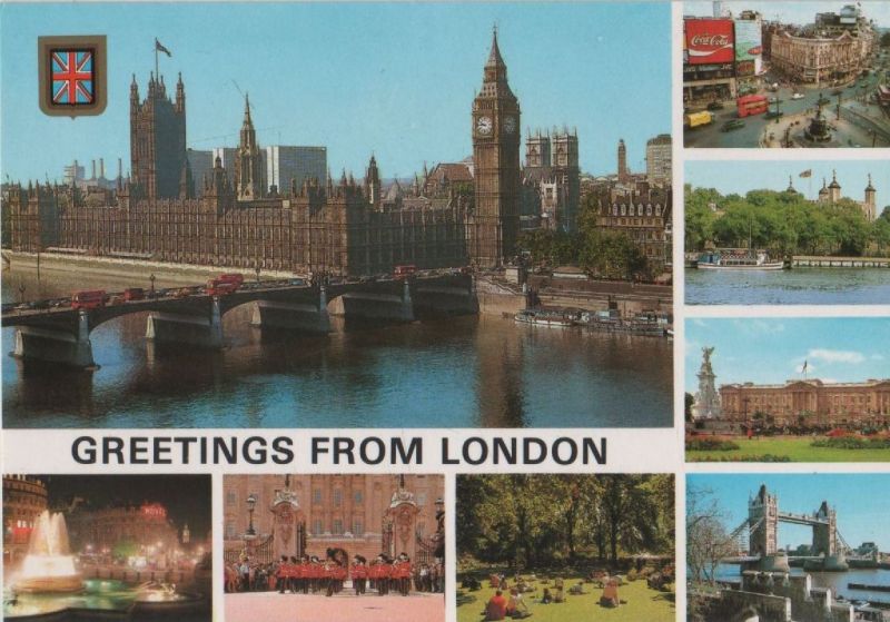 Ansichtskarte Großbritannien - London - ca. 1985 aus der Kategorie London