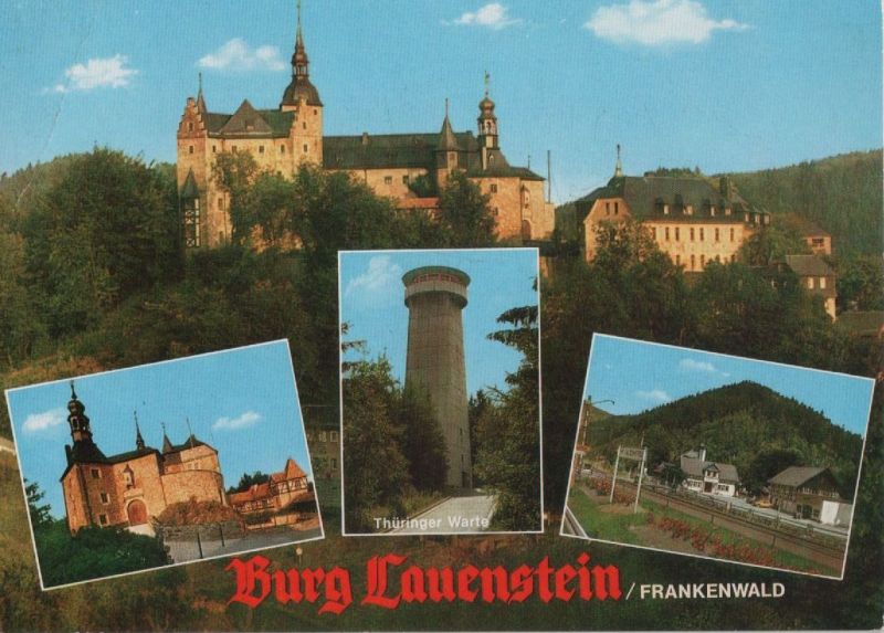 Ansichtskarte Ludwigsstadt-Lauenstein, Burg Lauenstein - Burg aus der Kategorie Lauenstein