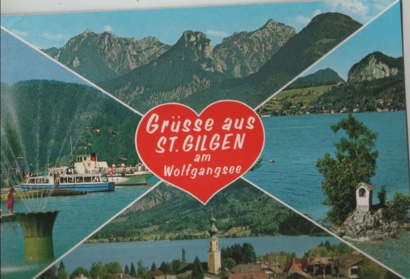 Ansichtskarte Sankt Gilgen - Österreich - 4 Bilder aus der Kategorie St. Gilgen