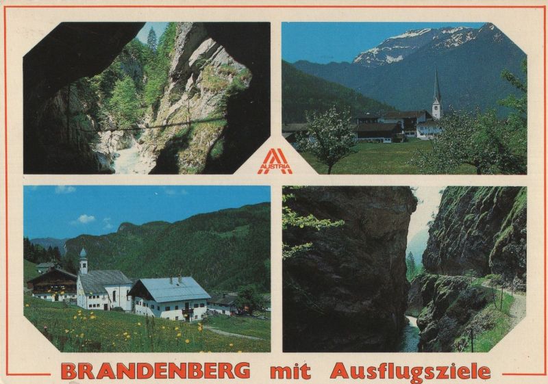 Ansichtskarte Brandenberg - Österreich - 4 Bilder aus der Kategorie Brandenberg