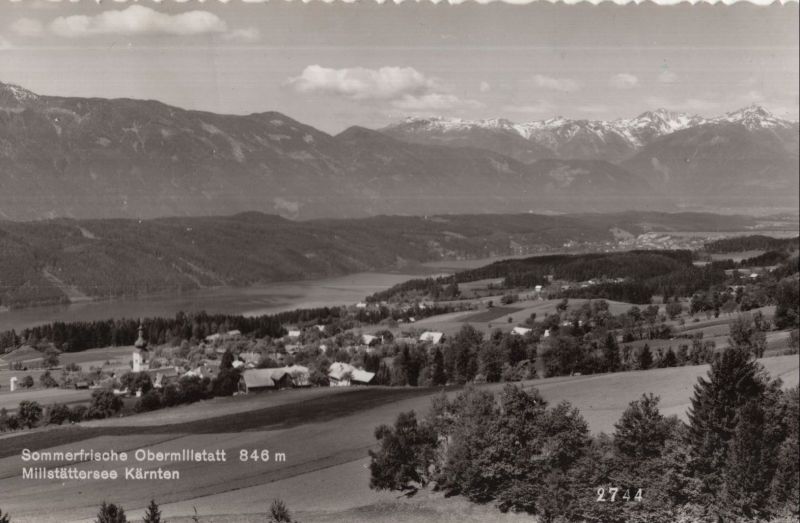 Ansichtskarte Obermillstatt - Österreich - Millstättersee aus der Kategorie Obermillstatt