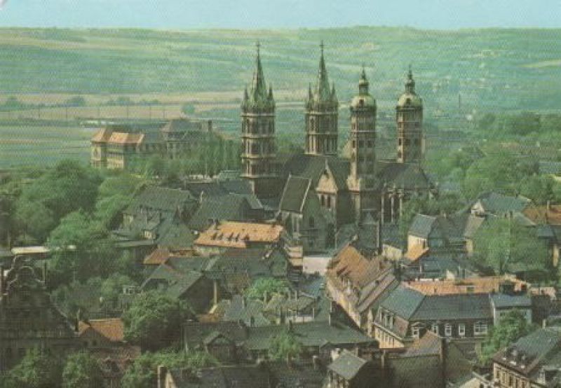 Ansichtskarte Naumburg - Blick zum Dom - 1977 aus der Kategorie Naumburg