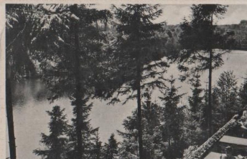 Ansichtskarte Gevelsberg - Talsperre von Terrasse - ca. 1955 aus der Kategorie Gevelsberg