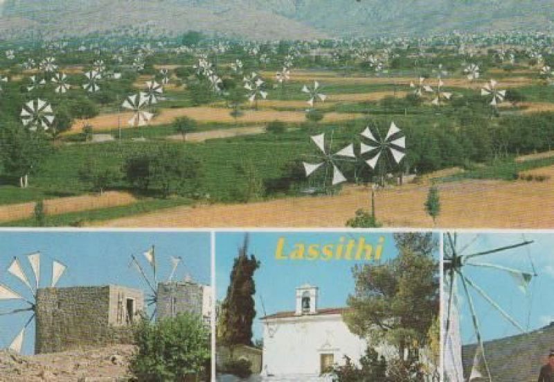Ansichtskarte Griechenland - Lassithi - 1985 aus der Kategorie Lassithi
