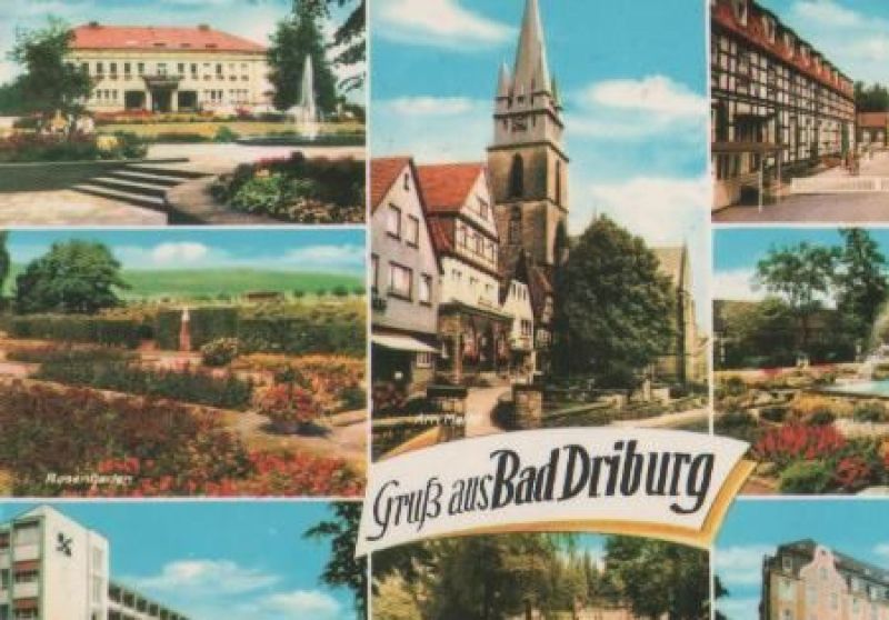 Ansichtskarte Bad Driburg u.a. Missionshaus - 1973 aus der Kategorie Bad Driburg