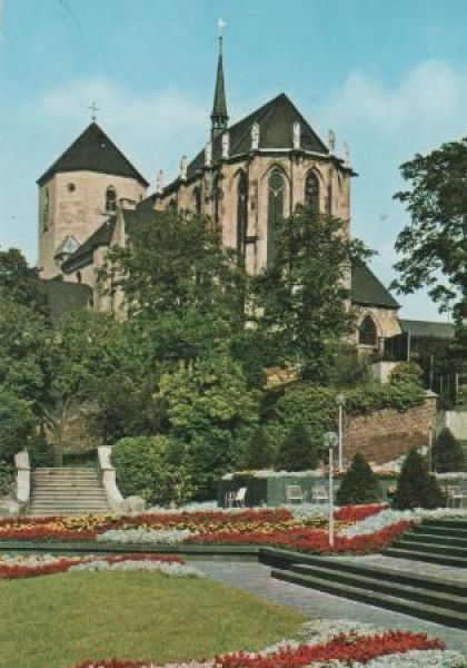 Ansichtskarte Mönchengladbach - Münsterkirche - ca. 1985 aus der Kategorie Mönchengladbach