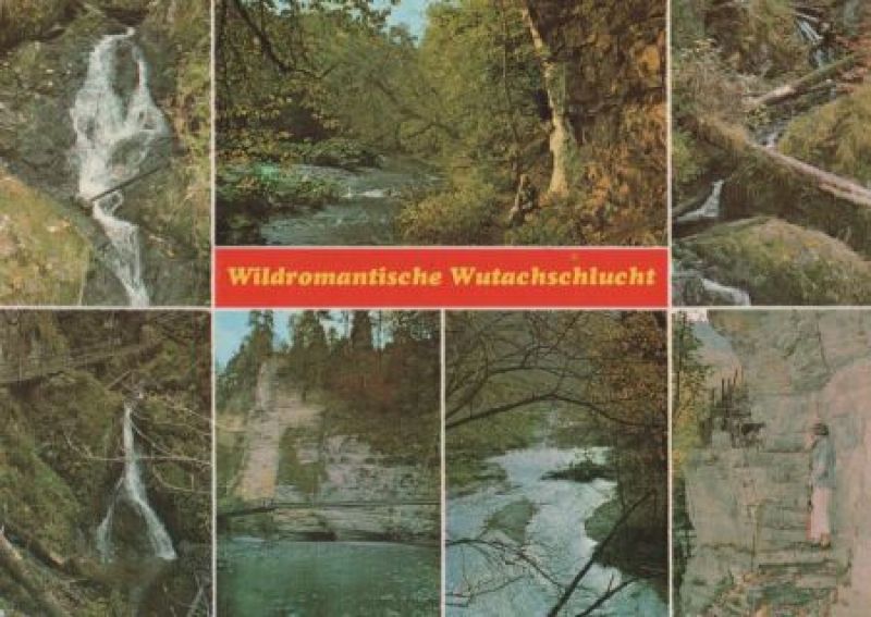 Ansichtskarte Wutach - Schlucht - ca. 1985 aus der Kategorie Wutach