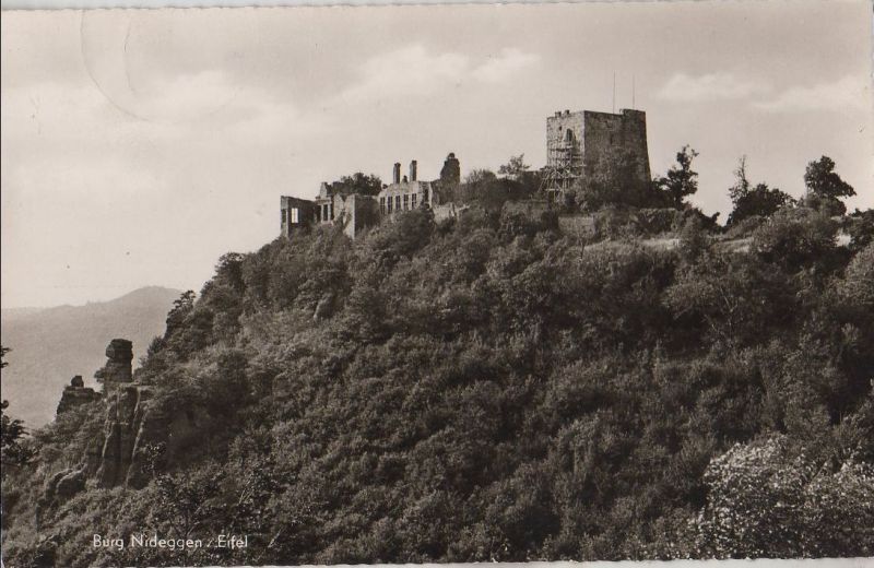 Ansichtskarte Nideggen - Burg - 1957 aus der Kategorie Nideggen