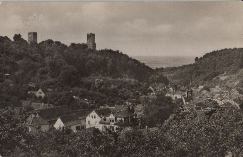 Ansichtskarte Eckartsberga - Blick auf den Ort - 1959 aus der Kategorie Eckartsberga