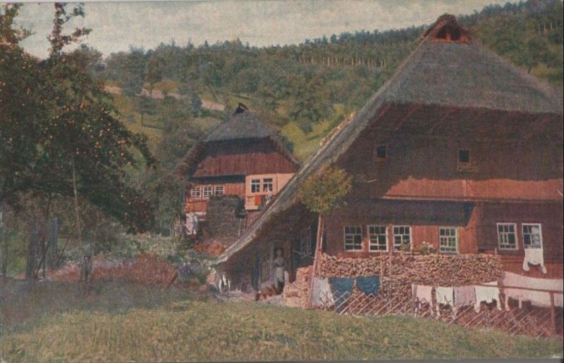 Ansichtskarte Bauernhäuser - 1926 aus der Kategorie Häuser