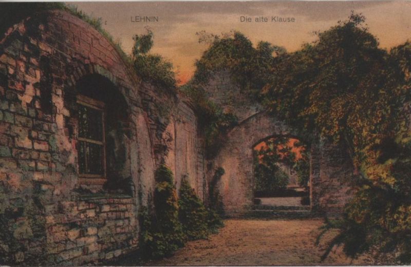 Ansichtskarte Lehnin - die alte Klause - 1919 aus der Kategorie Lehnin