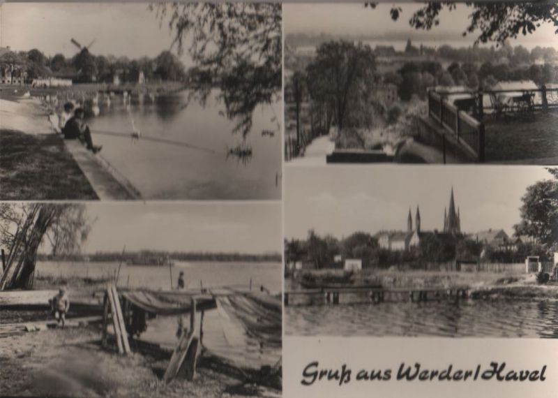 Ansichtskarte Werder - 4 Teilbilder - 1969 aus der Kategorie Werder