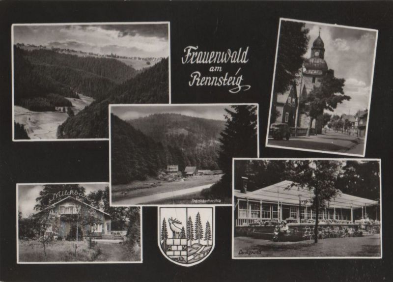 Ansichtskarte Frauenwald - 5 Teilbilder - ca. 1965 aus der Kategorie Frauenwald