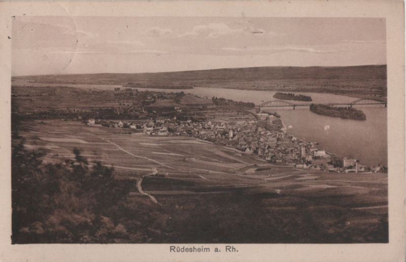 Ansichtskarte Rüdesheim - 1939 aus der Kategorie Rüdesheim
