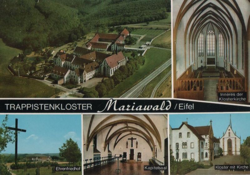 Ansichtskarte Heimbach, Kloster Mariawald - mit 5 Bildern - 1983 aus der Kategorie Heimbach