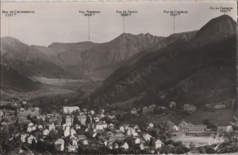Ansichtskarte Frankreich - Le Mont-Dore - Vue generale - ca. 1965 aus der Kategorie Le Mont-Dore