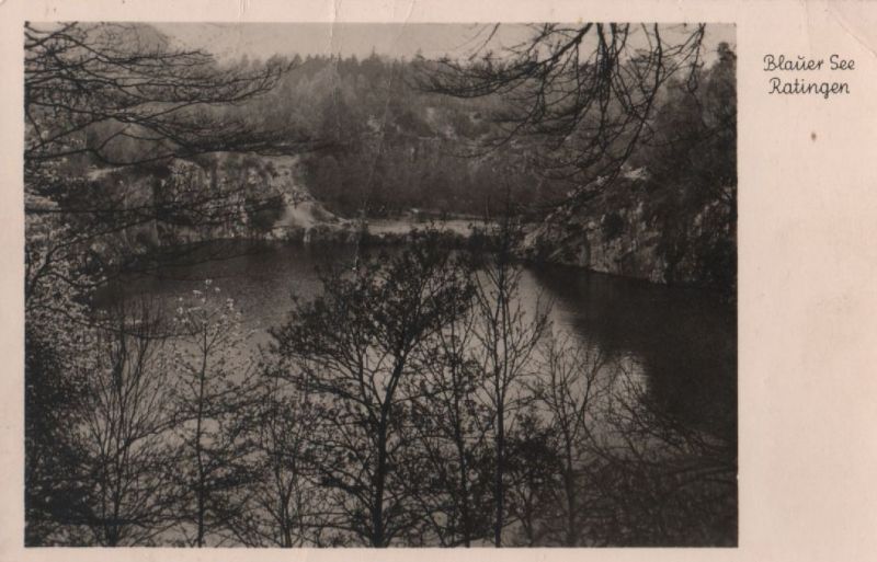 Ansichtskarte Ratingen - Blauer See - ca. 1955 aus der Kategorie Ratingen