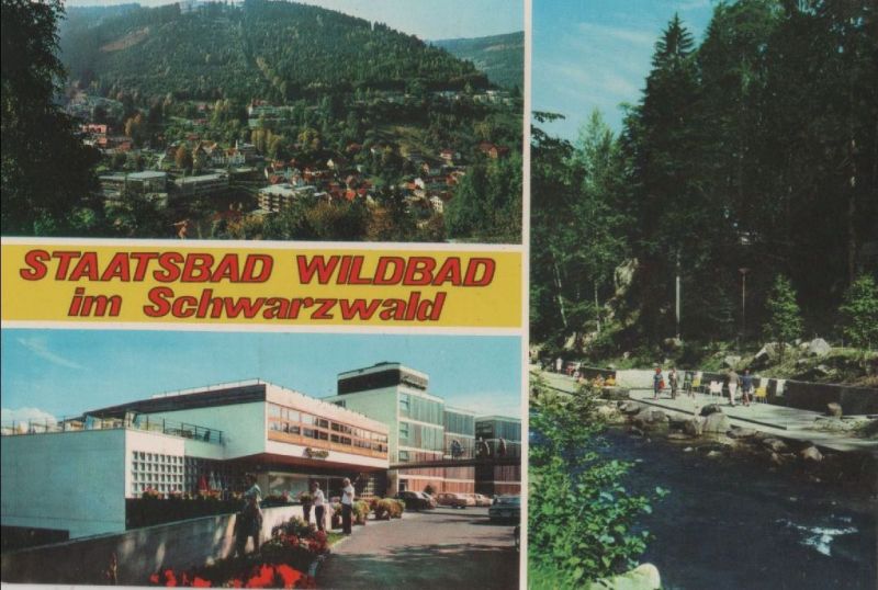 Ansichtskarte Bad Wildbad - mit 3 Bildern - 1978 aus der Kategorie Bad Wildbad