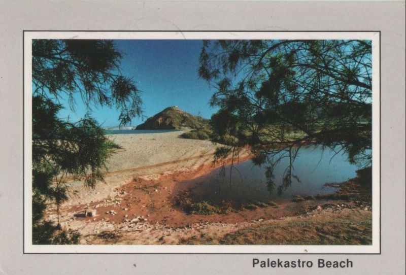 Ansichtskarte Griechenland - Palekastro - Beach - 1996 aus der Kategorie Palekastro