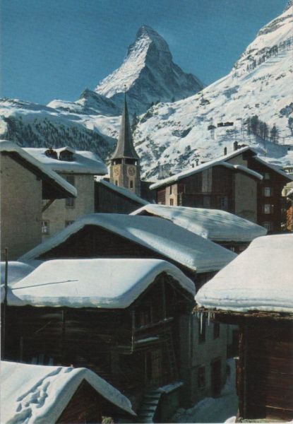 Ansichtskarte Zermatt - Schweiz - Matterhorn aus der Kategorie Zermatt