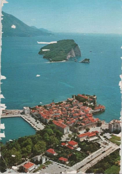 Ansichtskarte Montenegro - Budva - 1976 aus der Kategorie Budva