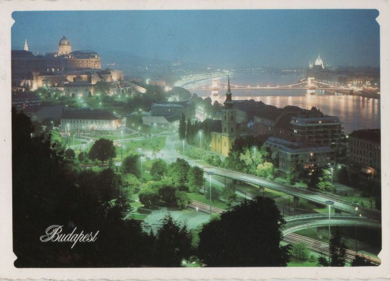 Ansichtskarte Ungarn - Budapest - Latkep - 1989 aus der Kategorie Budapest