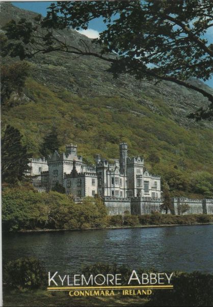 Ansichtskarte Irland - Connemara - Kylemore Abbey - ca. 1985 aus der Kategorie Connemara