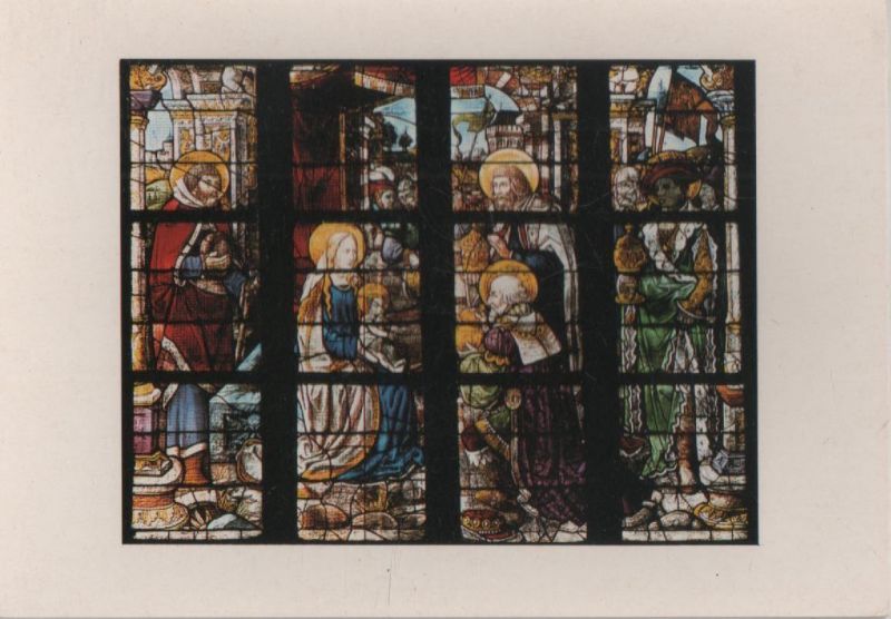 Ansichtskarte Schleiden - Schlosskirche, Anbetung der Könige aus der Kategorie Schleiden
