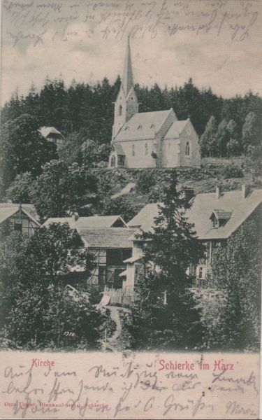 Ansichtskarte Schierke - Kirche aus der Kategorie Schierke