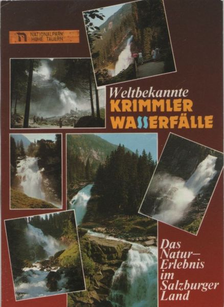 Ansichtskarte Salzburger Land - Österreich - Krimmler Wasserfälle aus der Kategorie Salzburger Land