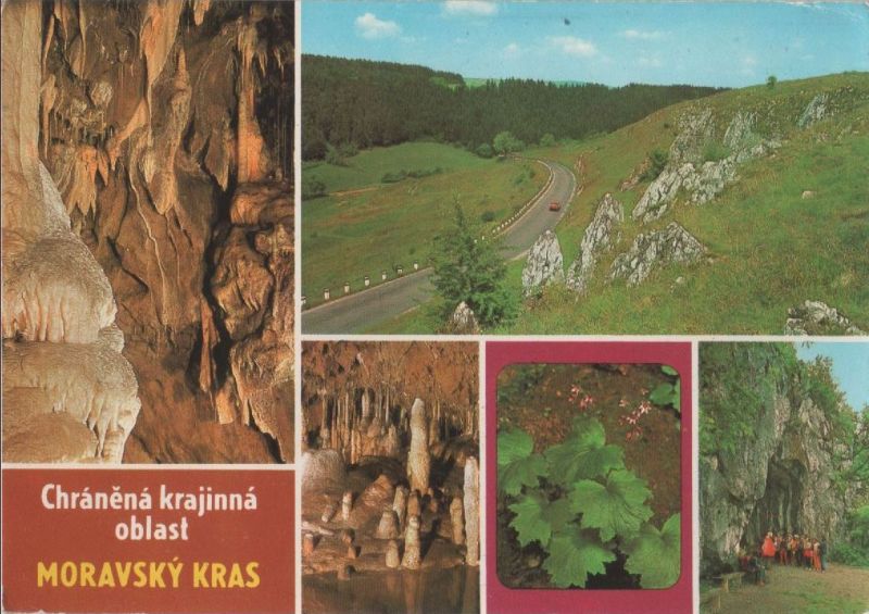 Ansichtskarte Moravcks kras - Mährischer Karst - Tschechien - 5 Bilder aus der Kategorie Mährischer Karst - Moravcks kras