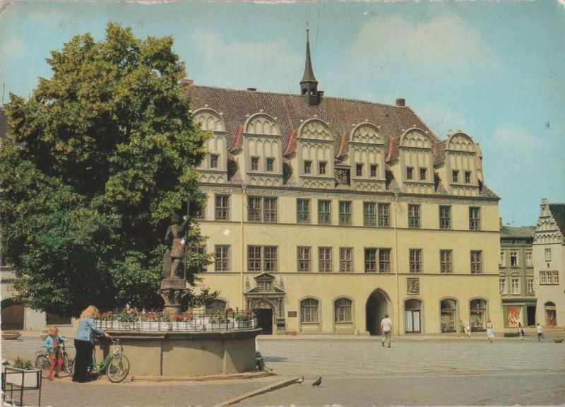 Ansichtskarte Naumburg - Rathaus aus der Kategorie Naumburg