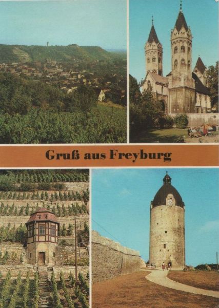 Ansichtskarte Freyburg - 4 Bilder aus der Kategorie Freyburg