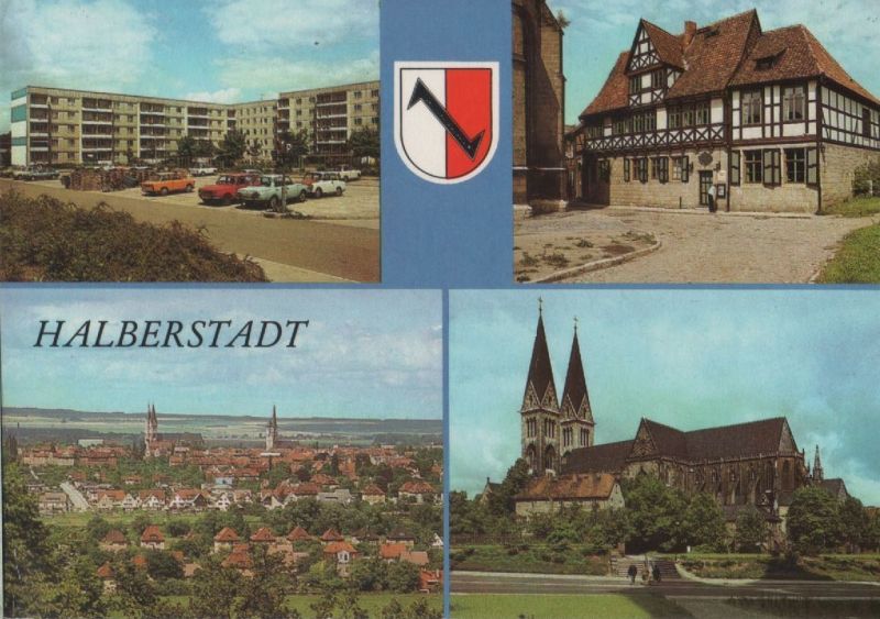 Ansichtskarte Halberstadt - 4 Bilder aus der Kategorie Halberstadt