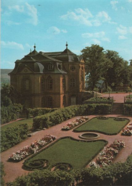 Ansichtskarte Dornburg - Rokokoschloss aus der Kategorie Dornburg-Camburg