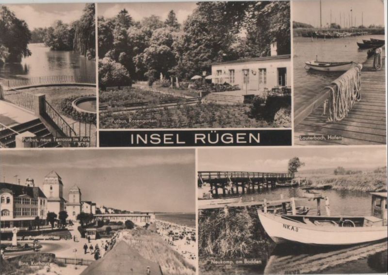 Ansichtskarte Rügen - 5 Bilder aus der Kategorie Rügen