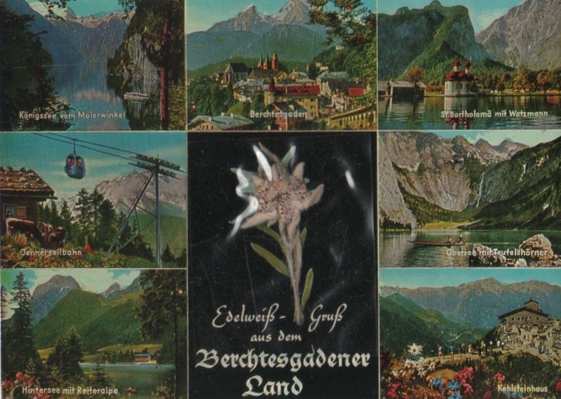 Ansichtskarte Berchtesgadener Land - 7 Bilder aus der Kategorie Berchtesgadener Land