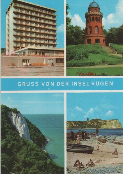 Ansichtskarte Rügen - 4 Bilder aus der Kategorie Rügen