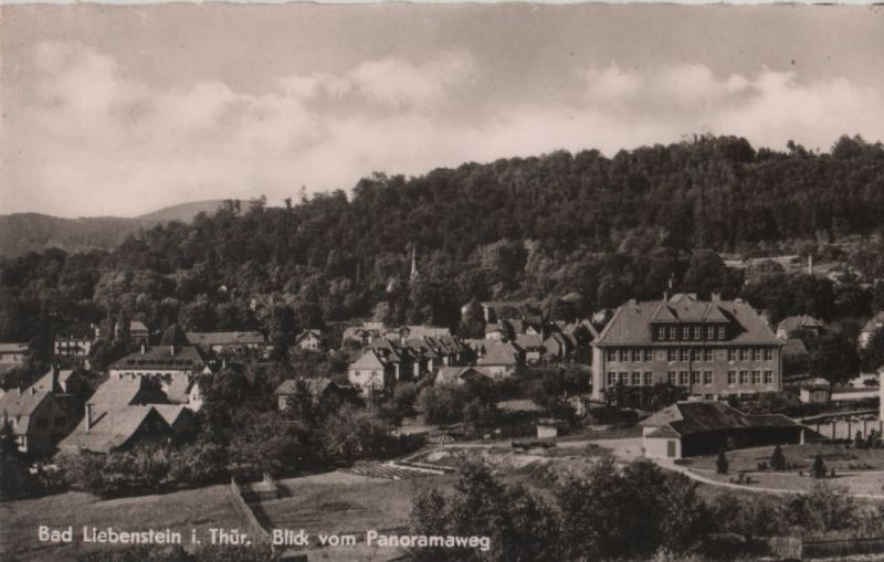 Ansichtskarte Bad Liebenstein - Blick vom Panoramaweg aus der Kategorie Bad Liebenstein