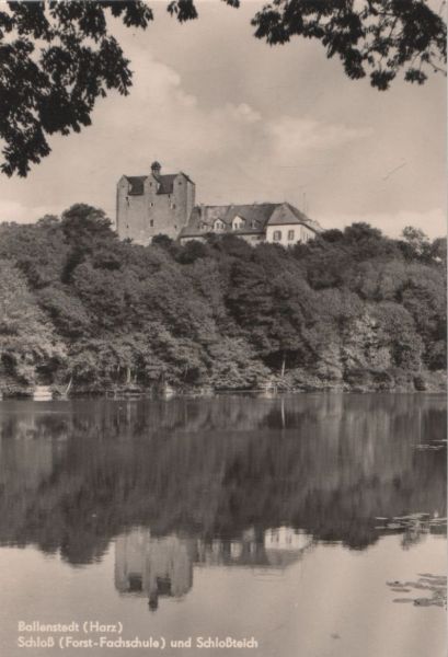 Ansichtskarte Ballenstedt - Schloss aus der Kategorie Ballenstedt