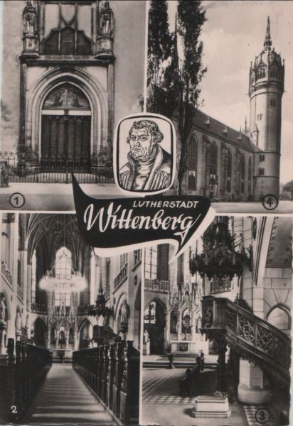 Ansichtskarte Wittenberg - 4 Bilder aus der Kategorie Wittenberg