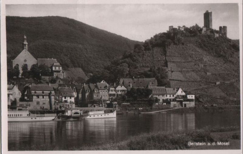 Ansichtskarte Beilstein - Ansicht mit Burg aus der Kategorie Beilstein