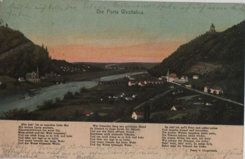 Ansichtskarte Pörmitz - Ansicht aus der Kategorie Porta Westfalica