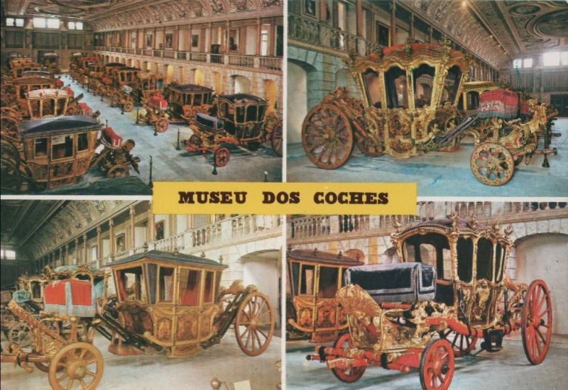 Ansichtskarte Lissabon - Lisboa - Portugal - Museu dos Coches aus der Kategorie Lissabon