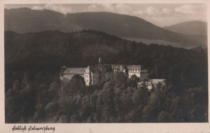 Ansichtskarte Schwarzburg - Schloss aus der Kategorie Schwarzburg