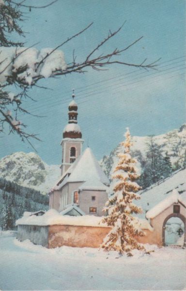 Ansichtskarte Kirche im Winter aus der Kategorie Kirchen