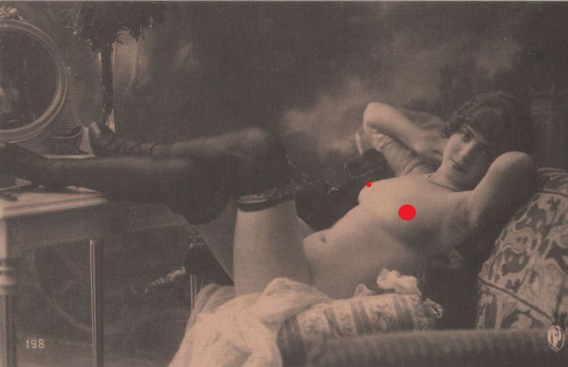 Ansichtskarte Frau nackt aus der Kategorie Erotik