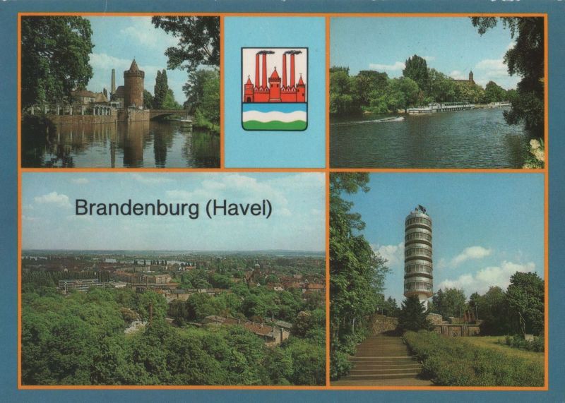 Ansichtskarte Brandenburg, Havel - 4 Bilder aus der Kategorie Brandenburg, Havel